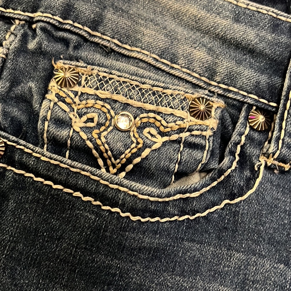 Sound girl rugged Blue jeans - Picture 4 of 7